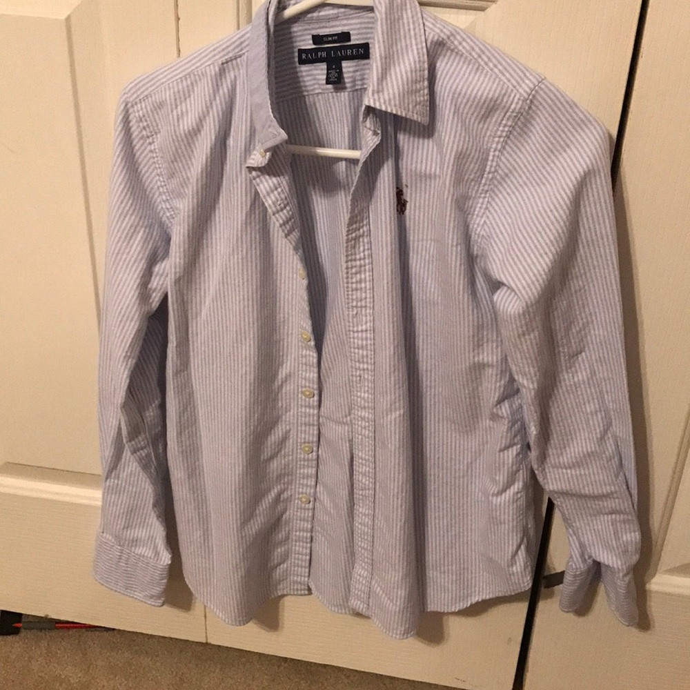 Women's polo button up